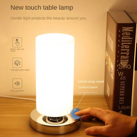 Bedroom Beside Table Lights Decorative Led Indoor Modern Living Room Study Home Lamps Glass Japan Decoration Simple Lighting