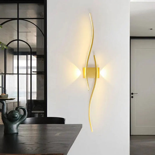 Modern LED Wall Lamps for Bedroom Bedside Wall Sconces Living Room Foyer Home Indoor Wall Lighting Fixture Interior Lamps Aisle