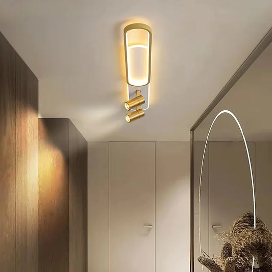 Minimalist LED Ceiling Light Long Strip Dining Room Track Spotlights Bedroom Hall Corridor Lamps for Lobby Lighting