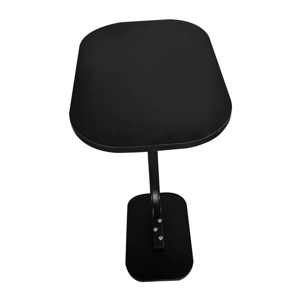 Modern Living C Shaped Sofa Side Table 24 in Tall Portable Corner Table C Shaped End Table for Coffee Drink Snack Living Room