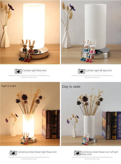 Bedroom Beside Table Lights Decorative Led Indoor Modern Living Room Study Home Lamps Glass Japan Decoration Simple Lighting