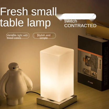 Bedroom Beside Table Lights Decorative Led Indoor Modern Living Room Study Home Lamps Glass Japan Decoration Simple Lighting