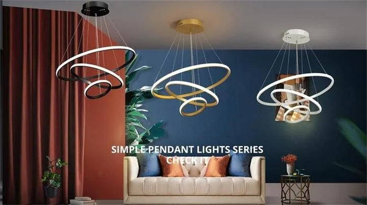 Modern Led Chandeliers Villa Living Bedroom restaurant Wrought Iron Ceiling Chandelier Home Indoor Lighting Decor Pendant Lights