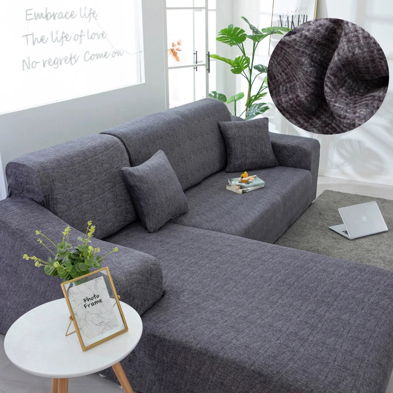 new style printed L shape sofa covers for living room sofa protector anti-dust elastic stretch covers for corner sofa cover