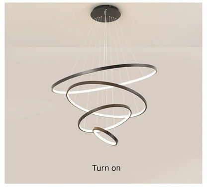 Modern Led Chandeliers Villa Living Bedroom restaurant Wrought Iron Ceiling Chandelier Home Indoor Lighting Decor Pendant Lights