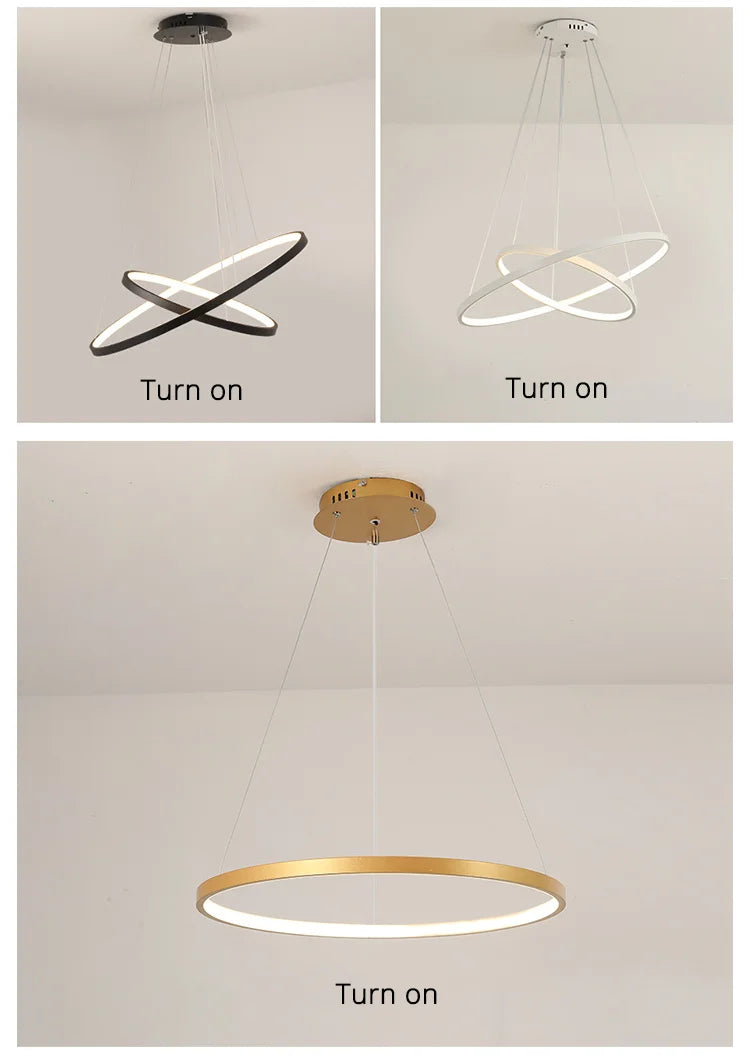 Modern Led Chandeliers Villa Living Bedroom restaurant Wrought Iron Ceiling Chandelier Home Indoor Lighting Decor Pendant Lights