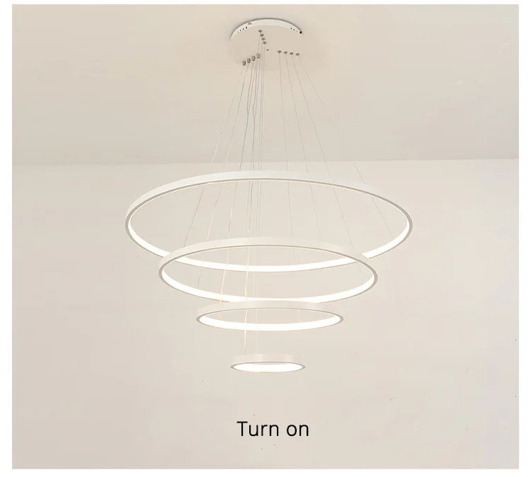 Modern Led Chandeliers Villa Living Bedroom restaurant Wrought Iron Ceiling Chandelier Home Indoor Lighting Decor Pendant Lights