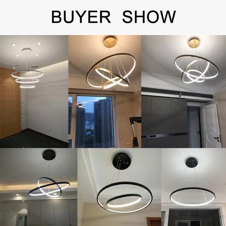 Modern Led Chandeliers Villa Living Bedroom restaurant Wrought Iron Ceiling Chandelier Home Indoor Lighting Decor Pendant Lights