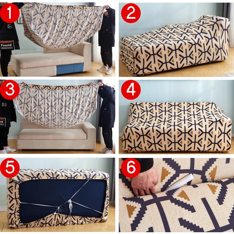 new style printed L shape sofa covers for living room sofa protector anti-dust elastic stretch covers for corner sofa cover