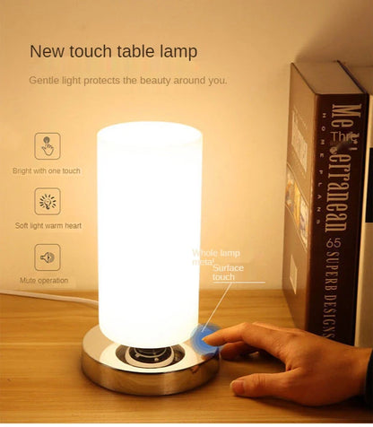 Bedroom Beside Table Lights Decorative Led Indoor Modern Living Room Study Home Lamps Glass Japan Decoration Simple Lighting