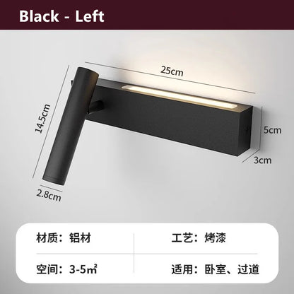 Bedroom Bedside LED Wall Lamp Atmosphere Lamp Modern And Simple Living Room Background Wall Lamp Corridor Wall Spotlight