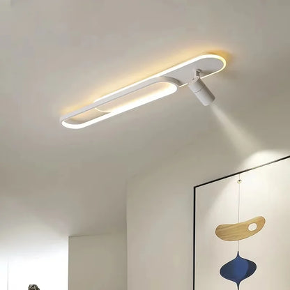 Minimalist LED Ceiling Light Long Strip Dining Room Track Spotlights Bedroom Hall Corridor Lamps for Lobby Lighting
