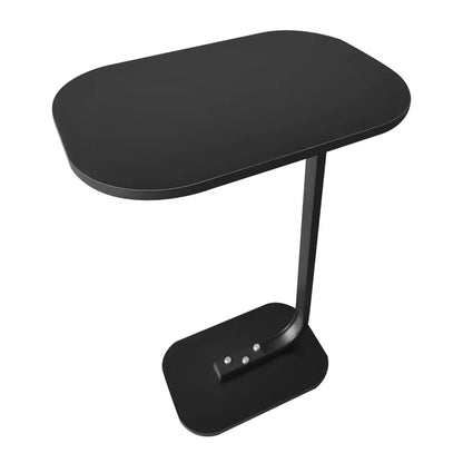 Modern Living C Shaped Sofa Side Table  24 in Tall Portable Corner Table C Shaped End Table for Coffee Drink Snack Living Room