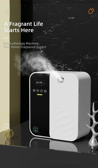 Aromatherapy Diffuser Automatic Fragrance Dispenser Home & Hotel Use Deodorizing Essential Oil Diffuser Mobile Control