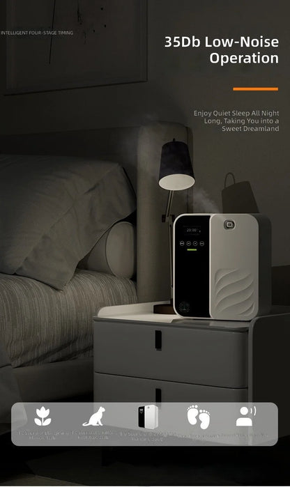 Aromatherapy Diffuser Automatic Fragrance Dispenser Home & Hotel Use Deodorizing Essential Oil Diffuser Mobile Control
