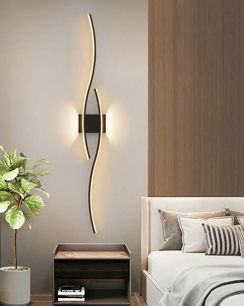 Modern LED Wall Lamps for Bedroom Bedside Wall Sconces Living Room Foyer Home Indoor Wall Lighting Fixture Interior Lamps Aisle