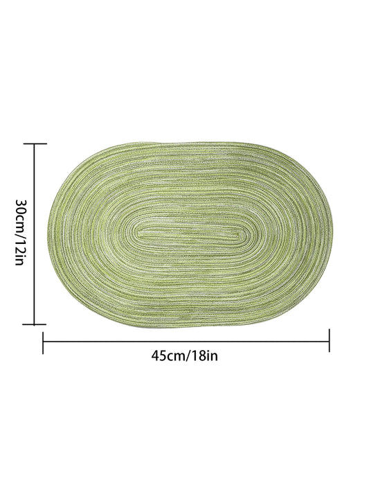 Placemats Set of 4,Heat resistant pad,Place Mat Washable Table Mats for Kitchen Dining Table Mixed Color Non-Slip Place mats