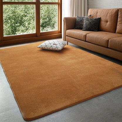 VIKAMA Modern Coral Velvet Carpet Soft Non-Slip Living Room Bedroom Carpet Large Area Children's Play Floor Mat For Home Decor