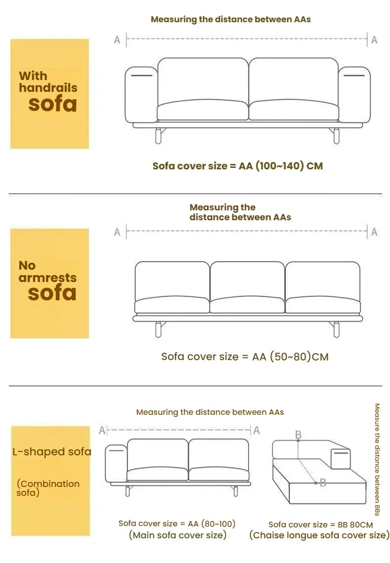 Dark Gray Black Striped Sofa Towel Simple Bohemian Style One-Piece Sofa Cover Cloth Living Room Home Decor