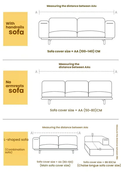 Dark Gray Black Striped Sofa Towel Simple Bohemian Style One-Piece Sofa Cover Cloth Living Room Home Decor
