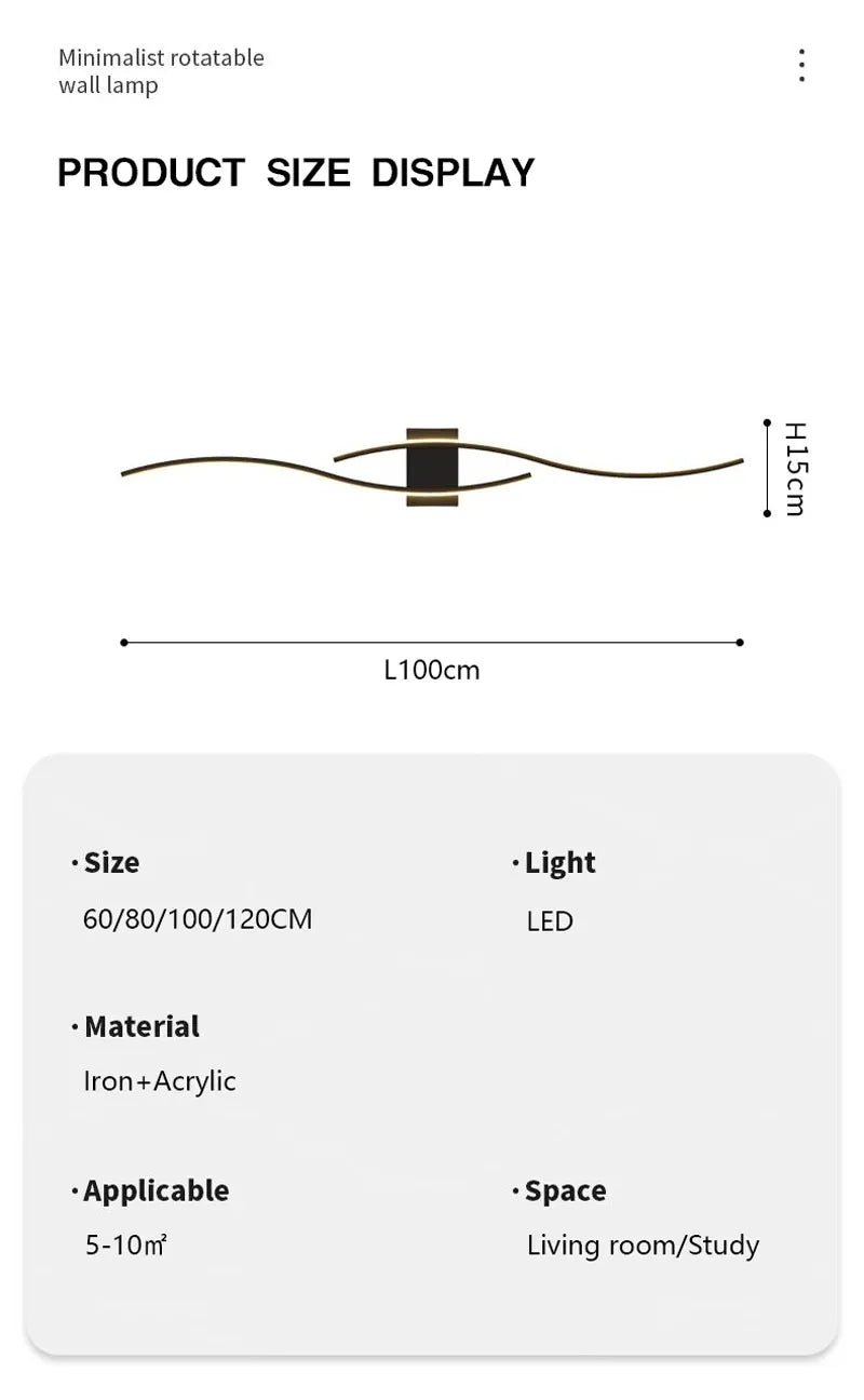 Modern LED Wall Lamps for Bedroom Bedside Wall Sconces Living Room Foyer Home Indoor Wall Lighting Fixture Interior Lamps Aisle
