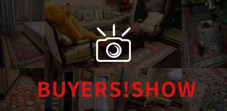 Persian-Style Floor Mat Classical Living Room Large Size Non-Slip Carpet Floor Bedroom and Living Room Lounge Rug Easy Clean