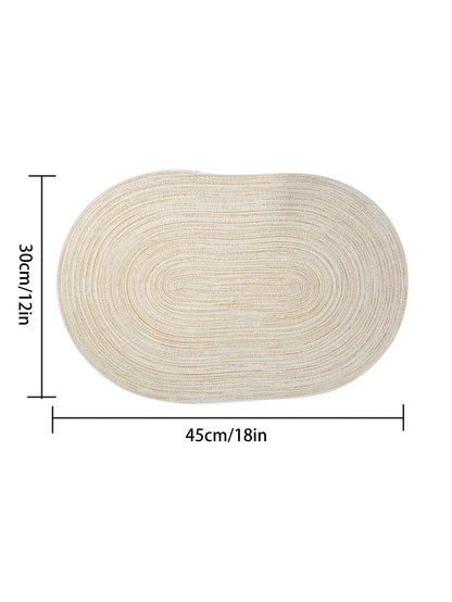 Placemats Set of 4,Heat resistant pad,Place Mat Washable Table Mats for Kitchen Dining Table Mixed Color Non-Slip Place mats