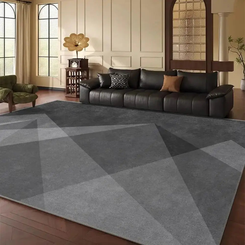 VIKAMA Modern Geometry Large Area Carpet for Living Room and Bedroom Floor Mat Anti-Slip Indoor Area Carpet Home Decoration