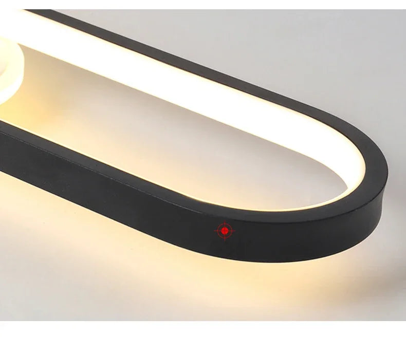 Minimalist LED Ceiling Light Long Strip Dining Room Track Spotlights Bedroom Hall Corridor Lamps for Lobby Lighting