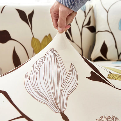 new style printed L shape sofa covers for living room sofa protector anti-dust elastic stretch covers for corner sofa cover