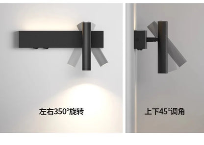 Bedroom Bedside LED Wall Lamp Atmosphere Lamp Modern And Simple Living Room Background Wall Lamp Corridor Wall Spotlight