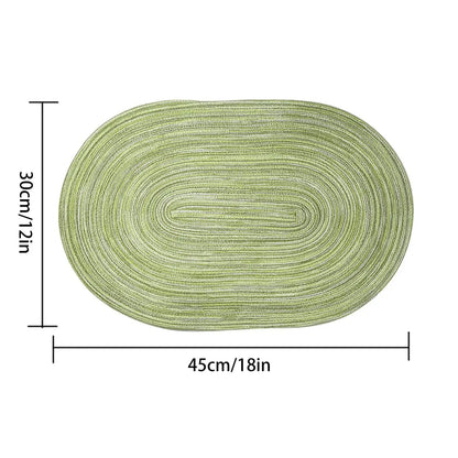 Placemats Set of 4,Heat resistant pad,Place Mat Washable Table Mats for Kitchen Dining Table Mixed Color Non-Slip Place mats