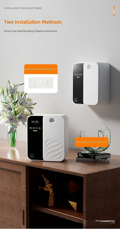 Aromatherapy Diffuser Automatic Fragrance Dispenser Home & Hotel Use Deodorizing Essential Oil Diffuser Mobile Control