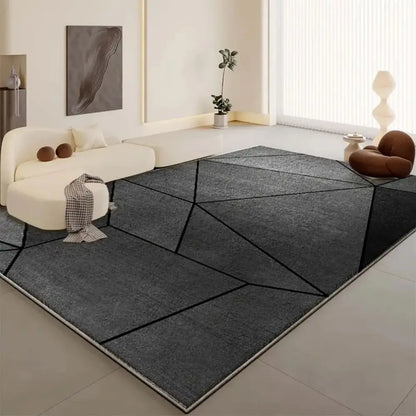 VIKAMA Modern Geometry Large Area Carpet for Living Room and Bedroom Floor Mat Anti-Slip Indoor Area Carpet Home Decoration