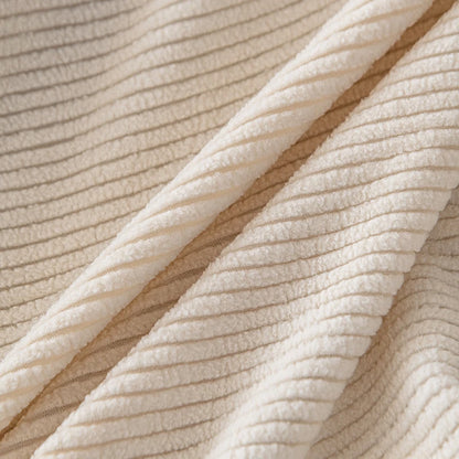 Jacquard Sofa Slipcover Ribbed Pattern Seat Cushion Cover Elastic Furniture Protector Sofa Covers for Living Room Bedroom 1PC