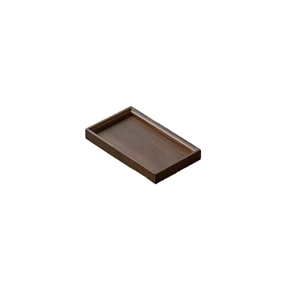 1pc Rectangular Wooden Serving Tray Dust-resistant Portable Tray Tableware Food Tray Home For Kitchen Dining Party Tea Bar Tray