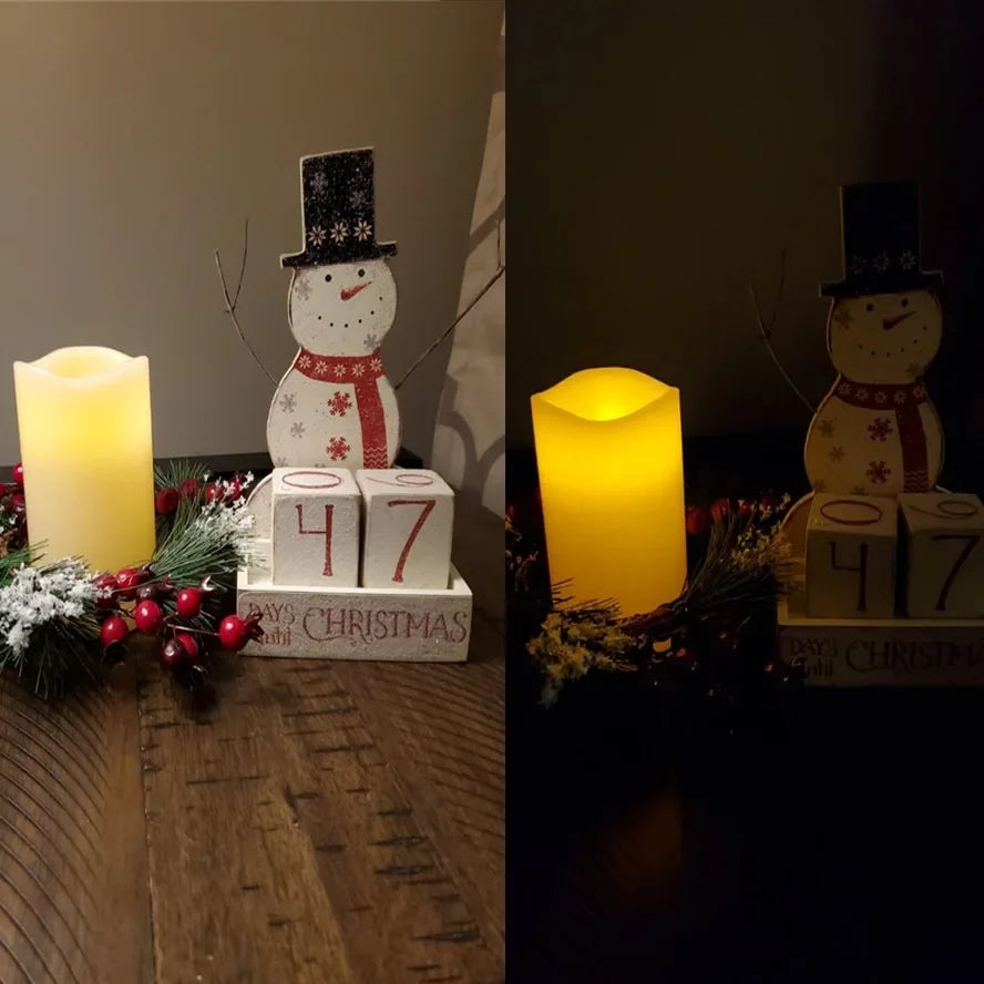 Flameless Flickering LED Candles Battery Operated for Wedding Birthday Party Romantic Ambience Home Decor Warm Light 3D Flame