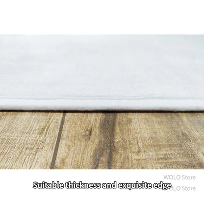 Persian-Style Floor Mat Classical Living Room Large Size Non-Slip Carpet Floor Bedroom and Living Room Lounge Rug Easy Clean