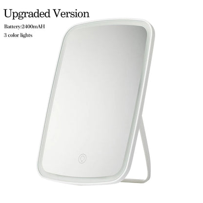 Jordan Judy Led Light Mirror  Intelligent  Makeup Mirrors Portable Rechargeable Desktop Touch-Screen Mirror