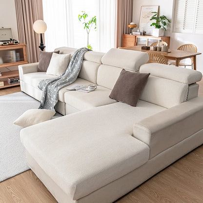 Jacquard Sofa Slipcover Ribbed Pattern Seat Cushion Cover Elastic Furniture Protector Sofa Covers for Living Room Bedroom 1PC
