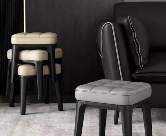 Thickened Low Stool Coffee Table Stool Stackable Living Room Stool Children's Sofa Household Square Stools