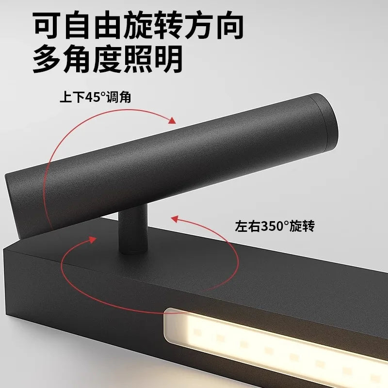 Bedroom Bedside LED Wall Lamp Atmosphere Lamp Modern And Simple Living Room Background Wall Lamp Corridor Wall Spotlight
