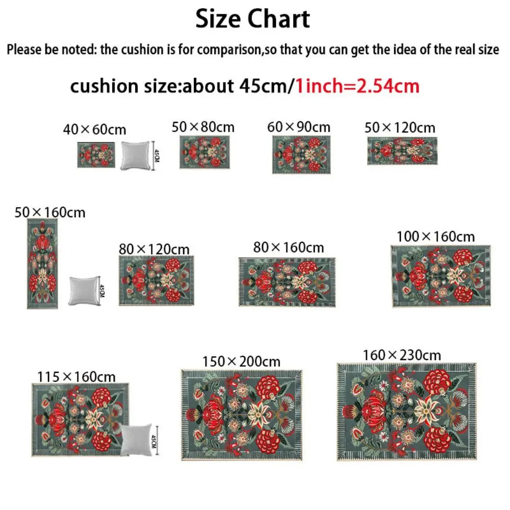 VIKAMA Modern Geometry Large Area Carpet for Living Room and Bedroom Floor Mat Anti-Slip Indoor Area Carpet Home Decoration