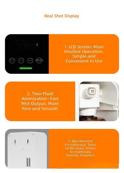Aromatherapy Diffuser Automatic Fragrance Dispenser Home & Hotel Use Deodorizing Essential Oil Diffuser Mobile Control