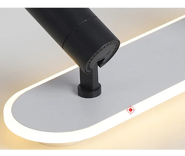 Minimalist LED Ceiling Light Long Strip Dining Room Track Spotlights Bedroom Hall Corridor Lamps for Lobby Lighting