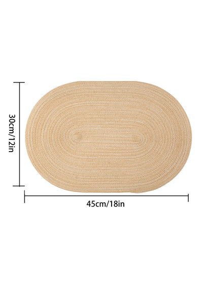 Placemats Set of 4,Heat resistant pad,Place Mat Washable Table Mats for Kitchen Dining Table Mixed Color Non-Slip Place mats